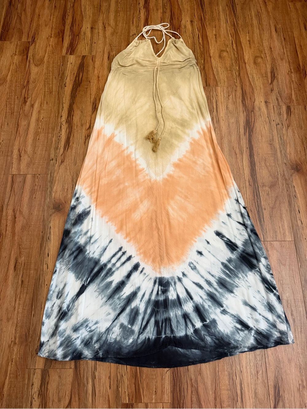 Sugar and Cream Women's Tie dye Long Maxi Dress